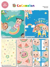 Cocomelon Friends Forever JJ Nursery Baby Quilting 100% Cotton 112cm Wide