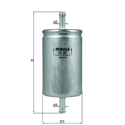 Fuel filter for polo - polo, 6n1