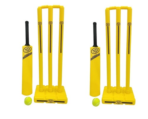 Kids fun play plastic cricket - play,