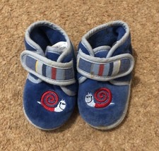 Gagou Tagou Baby Boys Blue & Red Shoes - 0 - 12 months