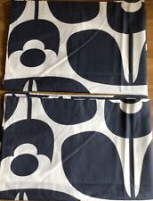 Large Wallflower in Midnight Blue Orla Kiely 2 Housewife Pillowcases New Floral