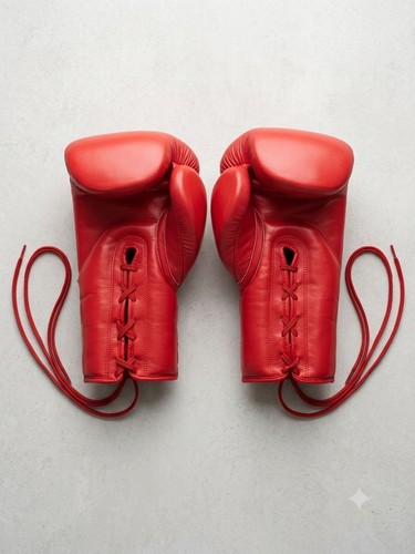 Genuine leather boxing gloves - leather,