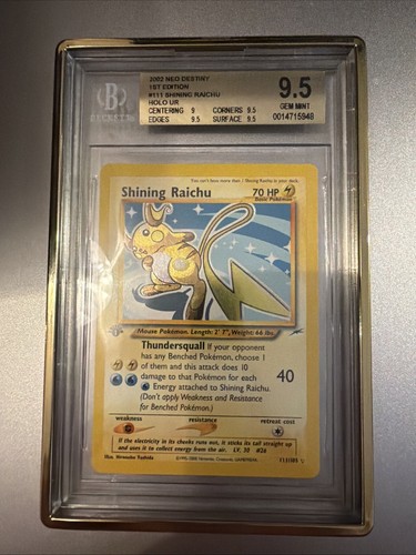 Pokémon shining raichu - pokÉmon, 1st