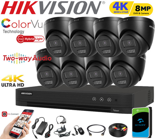 Hikvision 8mp colorvu - 4k, cctv