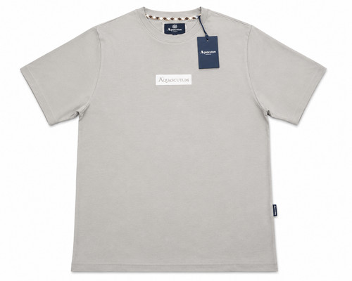 Aquascutum men shirt grey - men's,