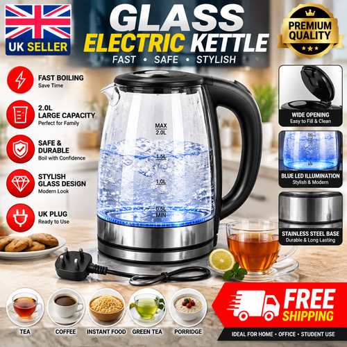 Glass electric kettle fast - kettle,