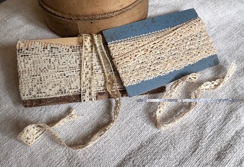Vintage cream laces - vintage, antique