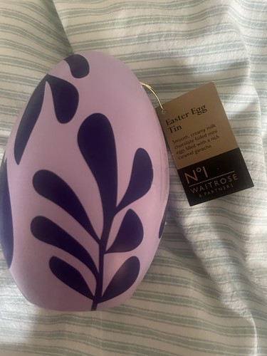 Waitrose no1 easter egg - easter, tin