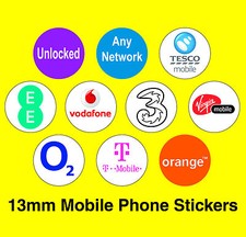 Mobile Phone Network Stickers