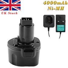 4000mAh 7.2V Ni-MH DW9057 Battery For Dewalt DW920K2 DW925K DW968K DE9085 DE9057