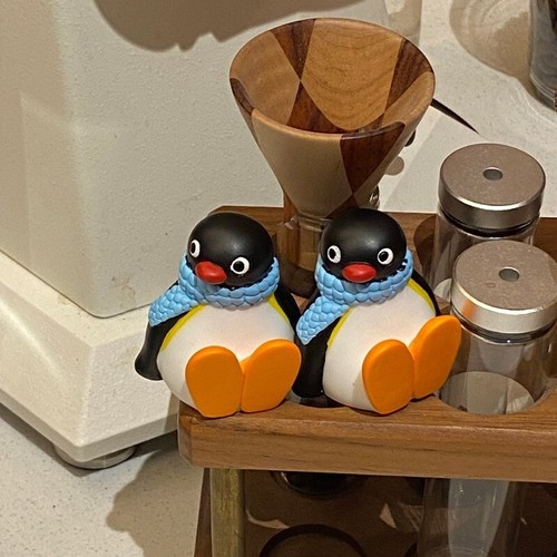 Mini pingu figure - pingu, cartoon
