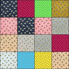 Cotton fabric bee - cotton,
