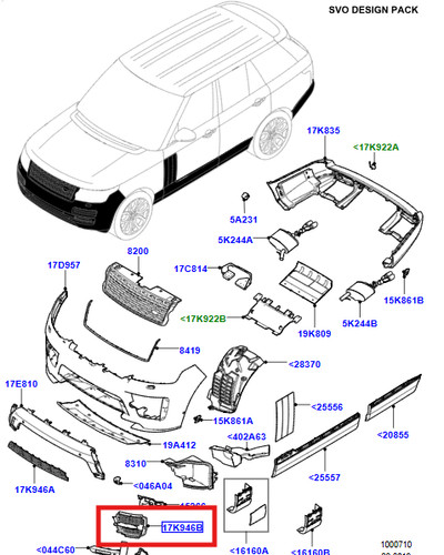 Genuine range rover l405 - range,