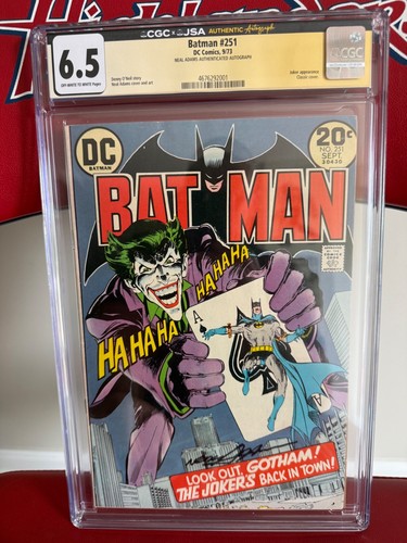 Batman 251 cgc signed - batman,