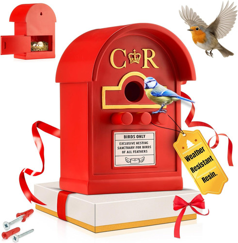 Postbox bird house - postbox, for