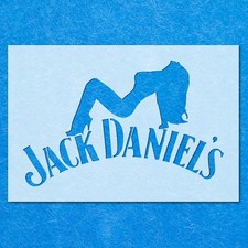 Jack Daniel’s Whiskey Stencil: Mylar Airbrush Wall Art Painting Crafts , DIY