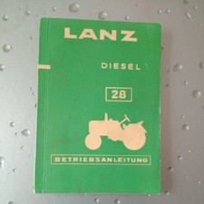 Lanz Bulldog 28 HP Tractor Operators Instruction Manual