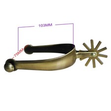 2 Pieces Horse Spurs Carbon