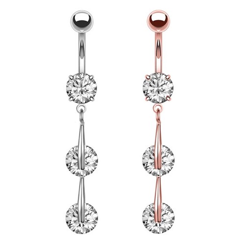 Belly bars button - button, piercing