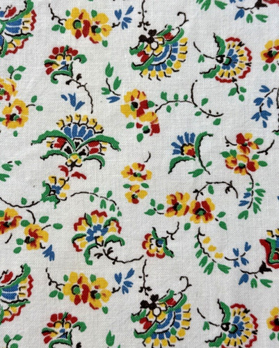 Vintage 1930s feedsack - vintage, fabric