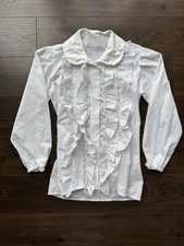 Vintage Handmade White Ruffle