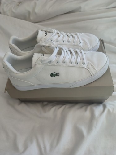 Lacoste lerond canvas - lerond, white