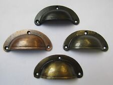 VINTAGE RETRO KITCHEN CUP CUPPED CHEST DRAWER CABINET CUPBOARD PULL HANDLE