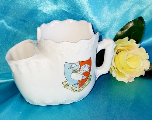 Vintage shaving scuttle crest - vintage,