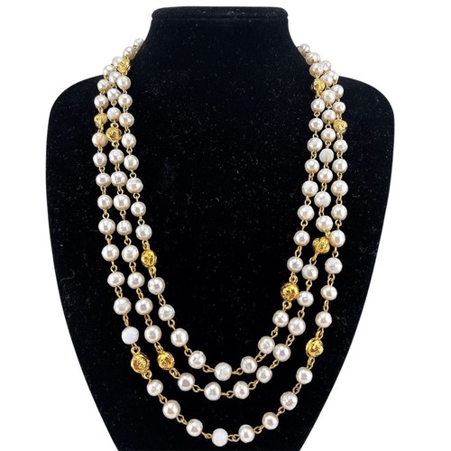 Chanel long necklace fake - long,