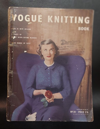 Rare vintage vogue knitting - rare,
