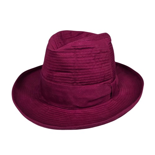 Herbert johnson maroon wide - maroon,