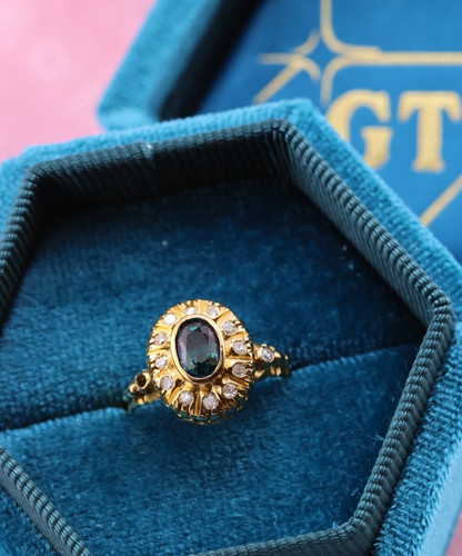 18k yellow gold - gold, vintage