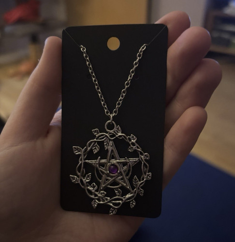 Handmade gothic silver tone - handmade,