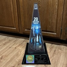 Creed RIAA 20X Platinum Award RARE