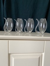 4x Port Sipper Glasses, 90ml Liqueur Sippers, Wine Sipping Glass Pipe Slipper
