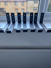 Heavy Duty Cast Iron L-Shaped Wall Mounted Shelf Brackets