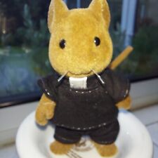RARE  Vintage Sylvanian Families BROWN MICE VICAR/CLERGY  Wedding Ceremony
