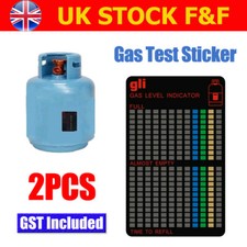 2x Magnetic Gas Bottle Level Indicator Butane Propane Caravan BBQ Camping UK