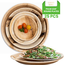 Palm leaf disposable plates - leaf,