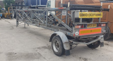 2005 Extendable Mast Transportation Trailer. Boat Haulage Mini Artic Yacht Mast