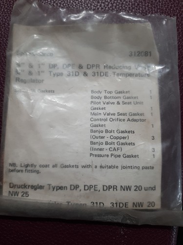 Spirax sarco gasket - sarco, 312081