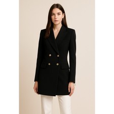 Zara Woman Black Military