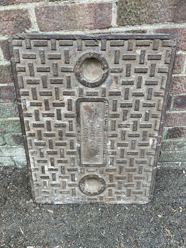Cast iron manhole cover approx - manhole,