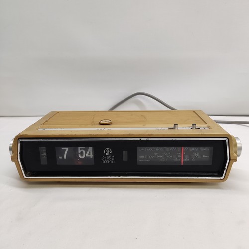 Pye 7400 flip alarm clock - 7400,