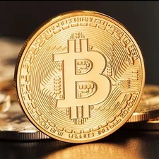 Souvenir Bitcoin Physical Gold