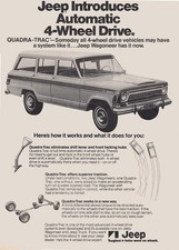 1973 Jeep: Automatic 4 Wheel