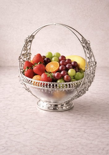 Silver crystal organizer - crystal, tray
