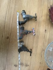 Brass Garden Taps Vintage