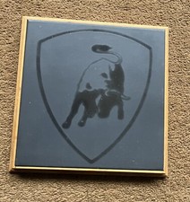 LAMBOURGHINI TILE DESK PROMO Motor Show Brochure Handbook Part Engine Gearbox