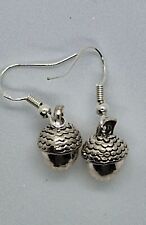 Tibetan silver acorn or